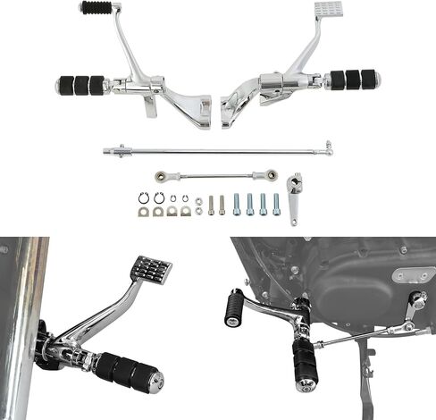 أدوات تحكم أمامية من الكروم CCI مخصصة لأذرع القدم وروابط تناسب Harley Sportster 883 1200 XL883 XL1200 2014-2022 in Kuwait