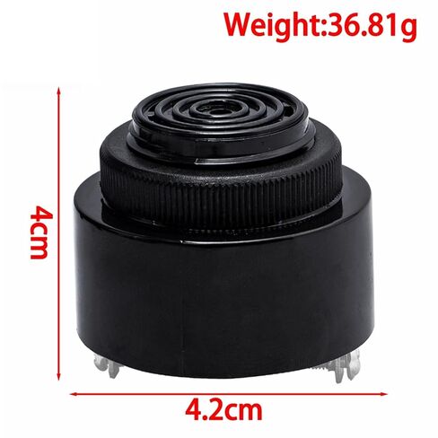 SFM380 Active Buzzer 12V 24V 4310 Piezoelectric DC Speaker Car Dedicated Continuous Sound SFM380 Active Buzzer 12V 24V 43 in Saudi Arabia