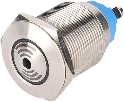 High-Decibel Metal Buzzer, 16mm, 19mm, 22mm, Alarm, Intermittent Flashing, Intermittent Audible and Visual, 12V, 24V (22mm High-Decibel 220V). in Saudi Arabia