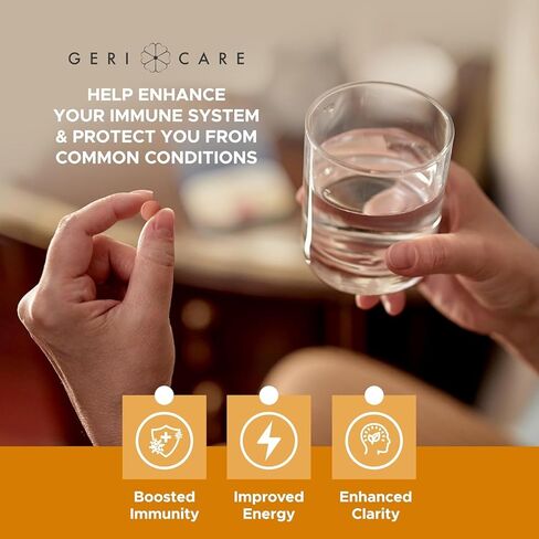 أقراص GeriCare متعددة الفيتامينات والمعادن يوميًا، أقراص المكملات الغذائية (100 قرص (عبوة من 1)) in Kuwait