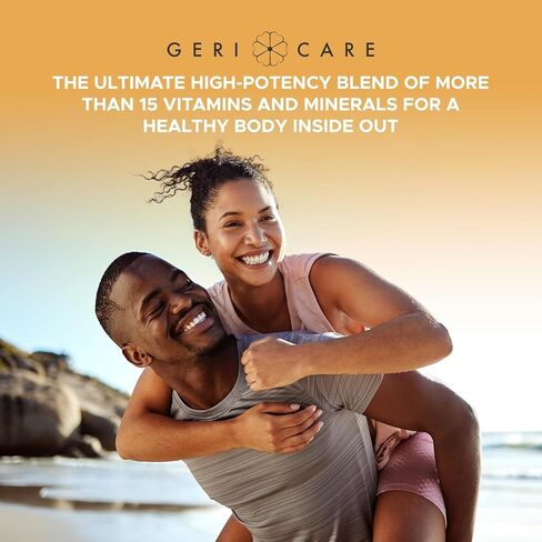 أقراص GeriCare متعددة الفيتامينات والمعادن يوميًا، أقراص المكملات الغذائية (100 قرص (عبوة من 1)) in Kuwait