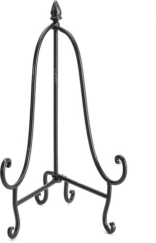 Plate Stand White 9.5" H Plate Holder For Display Stand White Book Stand in Kuwait