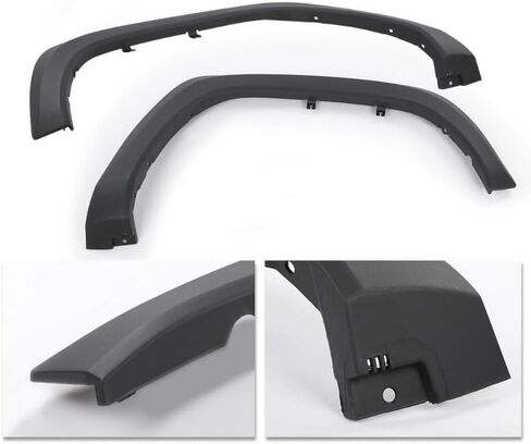Apply to Front Fender Flares for Toyota Tacoma 2016-2021 - Compatible with OEM Parts 7587104060, TO1291109, 7587204060, TO1290109 - Driver & Passenger Side in Saudi Arabia