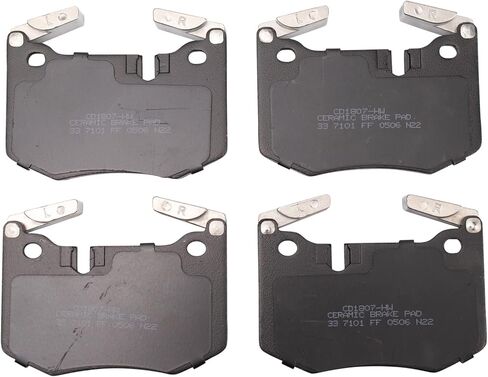 Front and Rear Brake Pad Set Ceramic Hardware Compatible with 2016-2020 Lexus GS F 2015-2020 RC F in Saudi Arabia