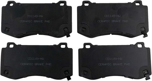 Front and Rear Brake Pad Set Ceramic Hardware Compatible with 2005-2014 Chrysler 300 2006-2008 Magnum 2006-2018 Dodge Charger 2008-2018 Challenger 2006-2010 Jeep Grand Cherokee in Saudi Arabia