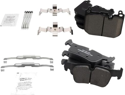 Front and Rear Brake Pad Set Ceramic Compatible with 2020-2021 BMW 228i xDrive Gran Coupe 2019-2021 X2 2017-2019 Mini Cooper Clubman 2018-2019 Cooper Countryman in Saudi Arabia