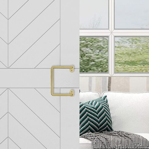 National Hardware N700-103 Interior Sliding Barn Door Hardware Troy Pull, 8 in, Matte Black in Kuwait