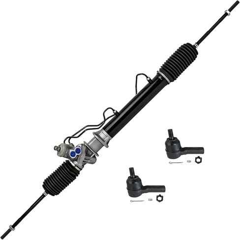 Detroit Axle - Front 3pc Rack and Pinion Kit for 1997-2003 INFINITI QX4, 1996-2004 Nissan Pathfinder, 1 Hydraulic Power Steering Rack and Pinion 2 Outer Tie Rods 1998 1999 2000 2001 2002 Replacement in Saudi Arabia