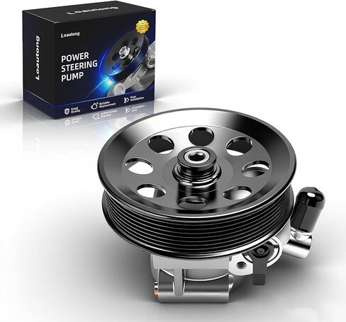 20-5206 Power Steering Pump with Pulley Fit for Ford F-250/F-350/F-450/F-550 Super Duty 2011-2016, V8 6.7L, Power Assist Pump Replace 965206, 7697955172, BC343A696DC, BC3Z3A696C in Saudi Arabia