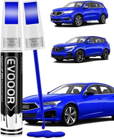 Platinum White Pearl(NH-883P) Touch Up Paint Compatible with Acura Exact Match 2 in 1 Touch up Paint for Chips and Nicks Repair with 2pcs Disposable Micro Applicators in Kuwait