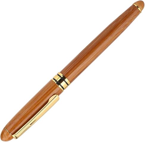 Calligraphy Art Fountain Pen, Broad Nib Fountain Pen with Bamboo Handle Chisel Pointed Nib for Writing Gothic Arabic(2.5mm Nib) in Saudi Arabia