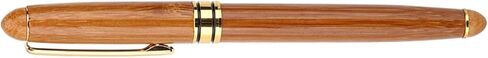 Calligraphy Art Fountain Pen, Broad Nib Fountain Pen with Bamboo Handle Chisel Pointed Nib for Writing Gothic Arabic(2.5mm Nib) in Saudi Arabia