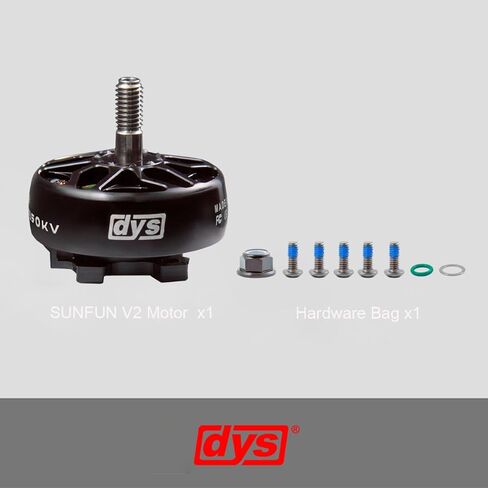 DYS SUNFUN V2 2806.5 1350KV 1750KV Brushless Motor 6S for QAV FPV Racing Drone Quadcopter (2806.5 1350KV 1PCS) in Saudi Arabia