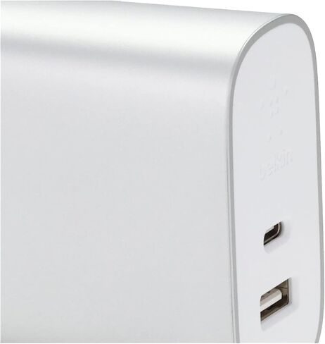 شاحن حائط USB-C بقدرة 27 واط من Belkin (شاحن USB-PD Iphone USB-C لهاتف Iphone 11، Pro، Max، XS، Max، XR، X، 8، Plus والمزيد) شاحن USB-C سريع لهاتف Iphone، شاحن حائط in Kuwait