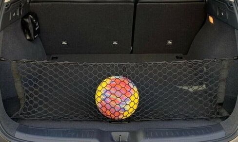 Rear Trunk Organizer Cargo Net for Toyota bZ4X 2023–2025 – Envelope Style Cargo Net for SUV – Premium Mesh Car Trunk Organizer Vehicle Carrier Storage – Compatible with bZ4X in Saudi Arabia