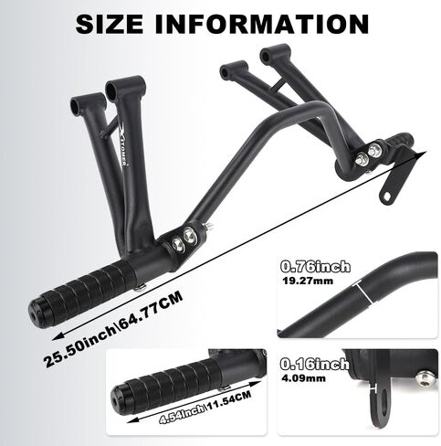 قفص تحطم Xitomer + قفص فرعي متوافق مع Ninja ZX-6R ZX636 2009-2025، واقي محرك حيلة وقفص فرعي مع أوتاد للقدم، شريط تحطم الدراجة النارية، شريط الطريق السريع، مساند القدم الخلفية in Saudi Arabia