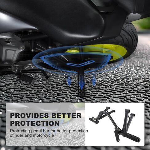 قفص تحطم Xitomer + قفص فرعي متوافق مع Ninja ZX-6R ZX636 2009-2025، واقي محرك حيلة وقفص فرعي مع أوتاد للقدم، شريط تحطم الدراجة النارية، شريط الطريق السريع، مساند القدم الخلفية in Saudi Arabia