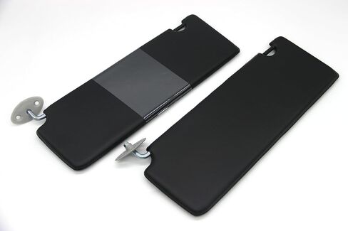 Generic Compatible with Toyota Tacoma/Hilux 1995 1996 1997 1998 1999 2000 2001 2002 2003 2004 Sun Visor Set - Black Vinyl LH RH Shade Protector in Saudi Arabia