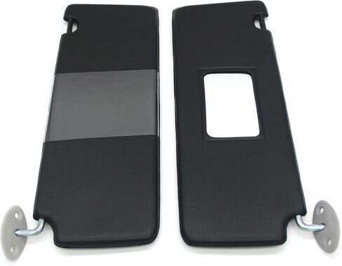 Generic Compatible with Toyota Tacoma/Hilux 1995 1996 1997 1998 1999 2000 2001 2002 2003 2004 Sun Visor Set - Black Vinyl LH RH Shade Protector in Saudi Arabia