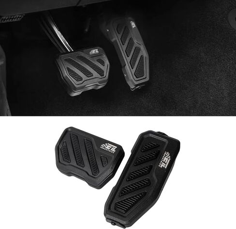 Dead Pedal Left Foot Rest Pad for Jeep Wrangler JL JLU/Gladiator JT 2018 2019 2020 2021 2022 2023 Driver Side Kick Panel Pads Cover Aluminum Anti-Slip Adjustable Pedals in Kuwait