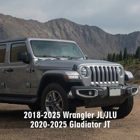 Dead Pedal Left Foot Rest Pad for Jeep Wrangler JL JLU/Gladiator JT 2018 2019 2020 2021 2022 2023 Driver Side Kick Panel Pads Cover Aluminum Anti-Slip Adjustable Pedals in Kuwait