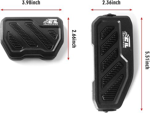 Dead Pedal Left Foot Rest Pad for Jeep Wrangler JL JLU/Gladiator JT 2018 2019 2020 2021 2022 2023 Driver Side Kick Panel Pads Cover Aluminum Anti-Slip Adjustable Pedals in Kuwait