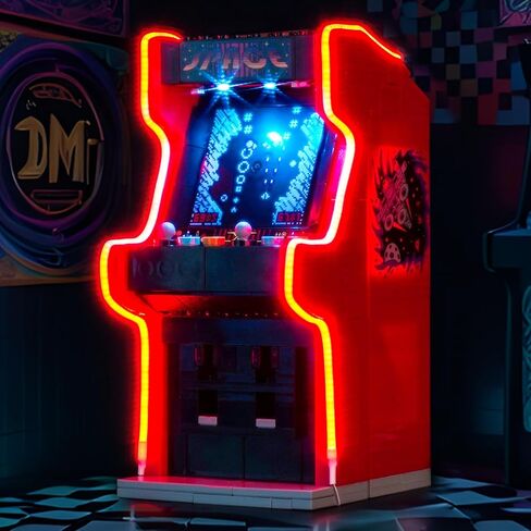 LED Lighting Compatible with Lego Arcade Machine 40805，Light Kit Compatible with Lego 40805, NOT Included The Model Set - JUST Lights in Saudi Arabia