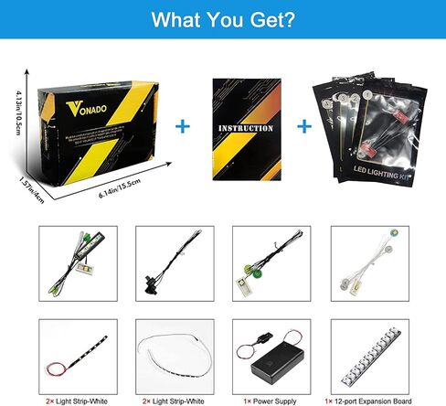 مجموعة إضاءة LED VONADO لهرم Lego العظيم 21058 ومجموعات نماذج Lego الأخرى - إضاءة ديكور المنزل بنفسك in Saudi Arabia