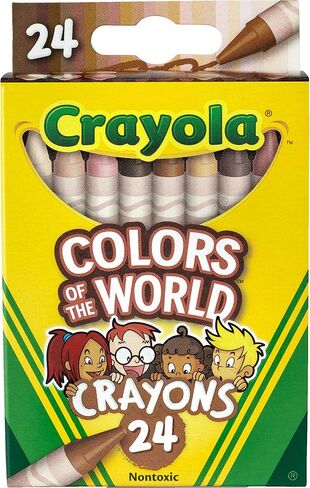 Crayola® Colors Of The World Crayons, Assorted Colors, Pack Of 24 Crayons in Saudi Arabia