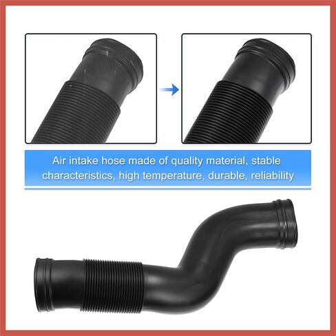 ACROPIX 1 Pair Car Air Intake Hose Tube for Mercedes-Benz GL450 GL550 2008-2012 No.A1645051461/A1645051361 Plastic Black Car Parts in Saudi Arabia
