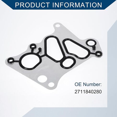 No.2711840280 حشية وعاء زيت ناقل الحركة لمرسيدس بنز C250 2012-2015/زيت المحرك مبيت مرشح التدفق العالي/متين/1 قطعة in Saudi Arabia
