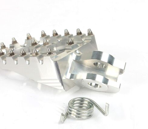 TOFR Billet CNC Footpegs Pedal Plate for Suzuki RMZ250 RMZ450 2010-2024 for Sur-ron Light Bee 2017-2021 in Saudi Arabia