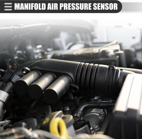 Motoforti MAP Manifold Air Pressure Sensor, Manifold Absolute Pressure Sensor Replacement, for BMW X2 2019, Plastic, No.13628637898/13627636936, Black in Saudi Arabia