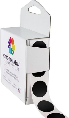 ملصقات دائرية مقاس 3/4 بوصة من ChromaLabel، ملصقات منقطة مستديرة دائمة، نقاط لاصقة مثالية لترميز الألوان - 1000 ملصق منقطة لكل صندوق توزيع، ملصقات بيضاء in Saudi Arabia