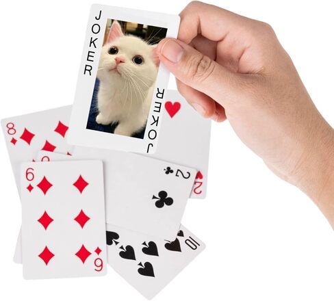 6 Photos-Custom Playing Cards, Personalized Photo Playing Cards, Boyfriend Gifts, Girlfriend Gifts (1 Decks) in Saudi Arabia
