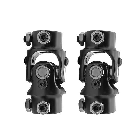 2 Pieces 3/4" DD x 3/4" DD Black U Joint Stainless Steel Universal Steering Shaft Coupler from 3/4" DD to 3/4" DD in Saudi Arabia
