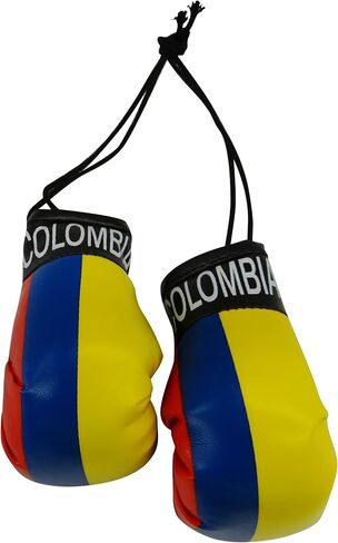 Colombia Country Flag Mini Boxing Gloves to Hang Over Your Automobile Mirror in Saudi Arabia