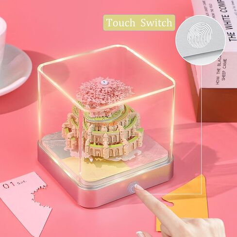 3D Calendar 2026, Time Piece Calendar 2026, Tear-Away 3D Paper Art Notepad With LED Lights, Creative DIY Paper Carving Memo Pad, Perfect for Home or Office Desk (Castle in the sky) in Saudi Arabia