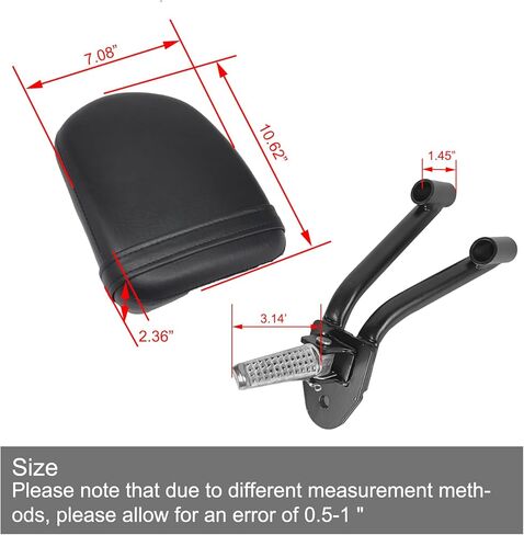 Motorcycle Rear Passenger Seat & Footpegs Kit for Honda Rebel CMX300 CMX500 Accessories - Fit Rebel 300 500 2017-2024 in Saudi Arabia