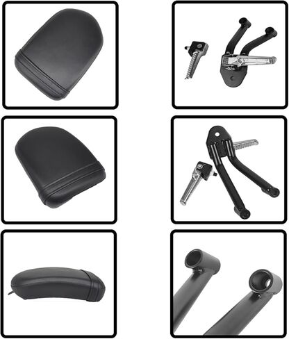 Motorcycle Rear Passenger Seat & Footpegs Kit for Honda Rebel CMX300 CMX500 Accessories - Fit Rebel 300 500 2017-2024 in Saudi Arabia