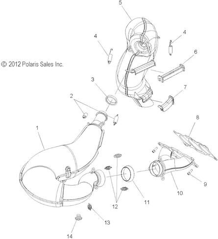 Polaris Exhaust Socket Seal, for Specific Snowmobile Models, Genuine OEM - Part 3610169 in Saudi Arabia