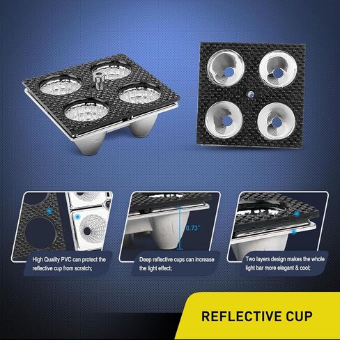 Nilight - NI07B-120W 22 بوصة 120 واط LED شريط إضاءة فيضان بقعة كومبو أضواء القيادة مصباح الضباب على الطرق الوعرة أضواء LED لسيارات الدفع الرباعي ATV Truck 4x4 Boat، ضمان لمدة عامين in Kuwait