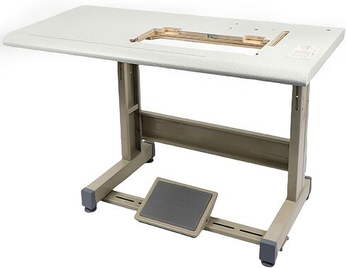 "T Legs Table Stand Sewing Desk for Direct-Drive Single Needle Lockstitch Sewing Machines Juki DDL8700 5550 DU1118 Type in Saudi Arabia