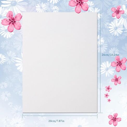ورق نشاف لضغط الزهور، 20 ورقة مقاس 20 × 26 سم (10.23 × 7.87 بوصة) ورق ضغط زهور كبير، عشبي عالي الامتصاص وقابل لإعادة الاستخدام in Kuwait