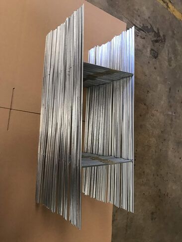 100 Metal Wire Stakes 30'', Pack of 100 Stake Double H-Frame 10x30 inch x 9 Gauge Galvanized Wire, use with Corrugated Sign 4 mm or 5mm, Signs Stake 30'' Tall 10'' Wide (Pkg100Stake30'') in Saudi Arabia