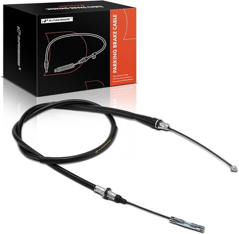 A-Premium Rear Driver Side Parking Brake Cable Assembly Compatible with Chevrolet and GMC Models: Astro 1996-2002, Safari 1996-2002 - Replace# 15711783 in Saudi Arabia