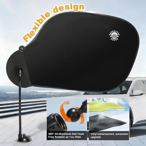 Adjustable Office Cubicle & Desk Shade - Foldable Black Privacy Canopy, Flexible Light/Glare Blocker for Comfort, Essential Office Accessories to Reduce Disturbances in Saudi Arabia
