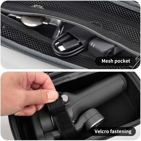 Case for DJI Osmo Mobile 6 Smartphone Stabilizer, Travel Holder for 3-Axis Handheld Gimbal, Carrying Storage Bag for OM 6 Extension Rod & Magnetic Phone Clamp 3 & Grip Tripod Accessories - Case Only in Saudi Arabia