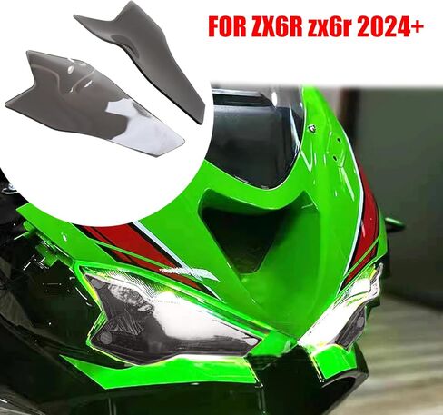 For ZX6R ZX-6R zx6r zx-6r 2025 2024 modified headlight protection film eye protection color changing film headlight protective cover motorcycle accessories (Red) in Saudi Arabia