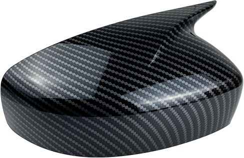 مرآة الرؤية الخلفية الجانبية متوافقة مع Infiniti G37 2008-2013/G25 Q40 Q60، ملحقات غطاء غطاء مرآة الجناح الخارجي (نمط أسود لامع) in Kuwait
